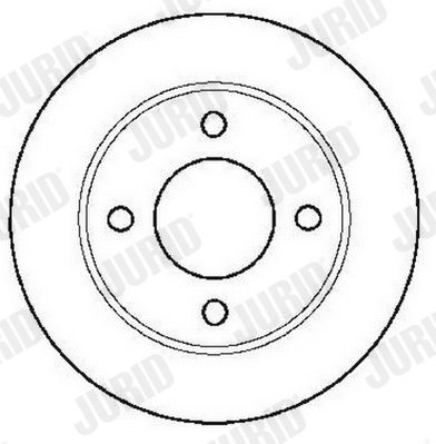 561683JC JURID Тормозной диск