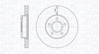 361302040588 MAGNETI MARELLI Тормозной диск