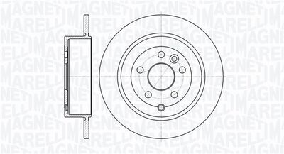 361302040724 MAGNETI MARELLI Тормозной диск