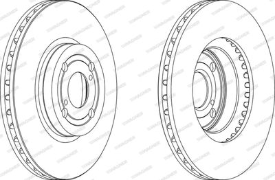 WGR14611 WAGNER Тормозной диск