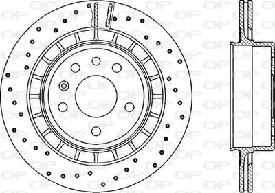 BDRS224225 OPEN PARTS Тормозной диск