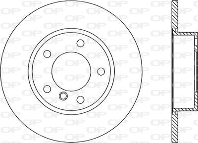 BDR109210 OPEN PARTS Тормозной диск