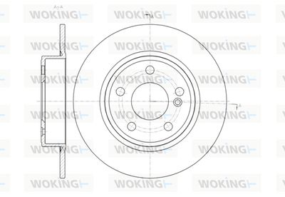 D6146500 WOKING Тормозной диск