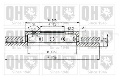 BDC5166 QUINTON HAZELL Тормозной диск