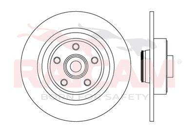 RD01546 RAICAM Тормозной диск