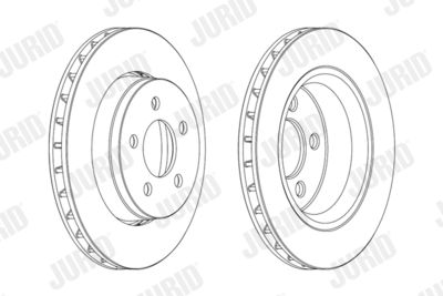 563041JC JURID Тормозной диск