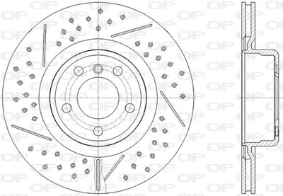 BDR281020 OPEN PARTS Тормозной диск