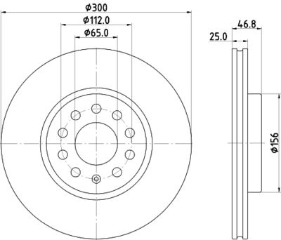 ND8065K NISSHINBO Тормозной диск