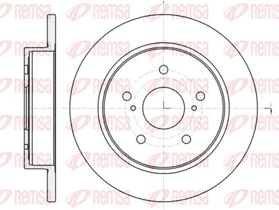 6148000 REMSA Тормозной диск