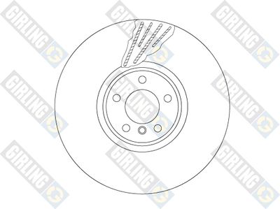 6066185 GIRLING Тормозной диск