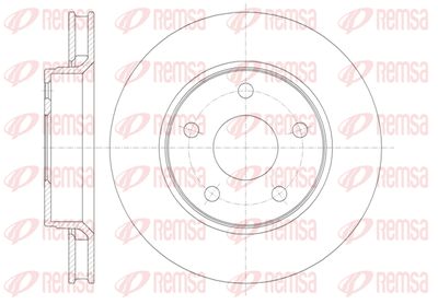 6136710 REMSA Тормозной диск