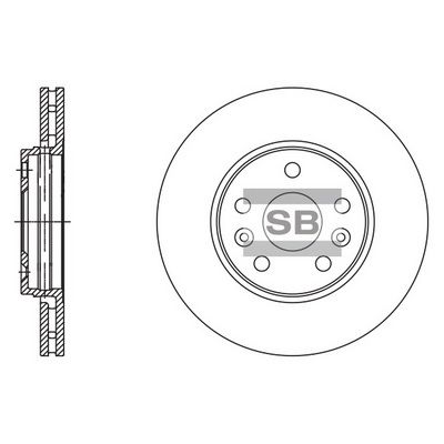 SD3062 Hi-Q Тормозной диск