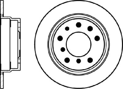 MDC1180 MINTEX Тормозной диск