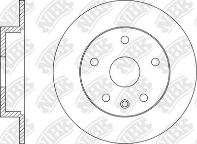 RN1591 NiBK Тормозной диск
