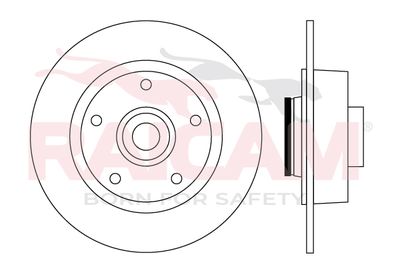 RD01544 RAICAM Тормозной диск