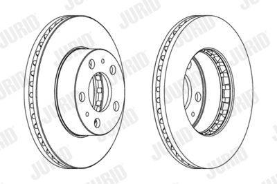 561174J JURID Тормозной диск