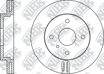 RN1324 NiBK Тормозной диск