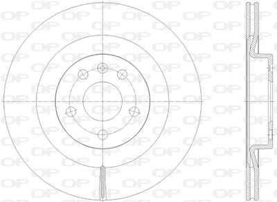 BDR282720 OPEN PARTS Тормозной диск