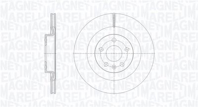 361302040808 MAGNETI MARELLI Тормозной диск