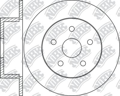 RN1257 NiBK Тормозной диск