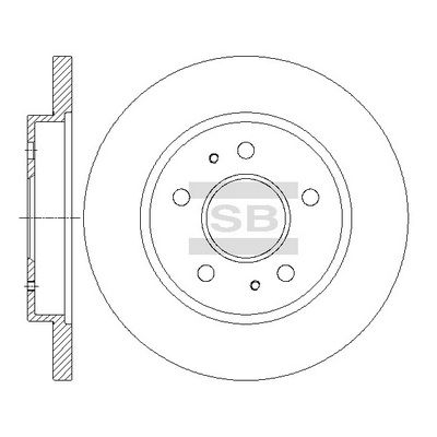 SD4622 Hi-Q Тормозной диск