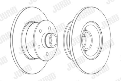561252JC JURID Тормозной диск