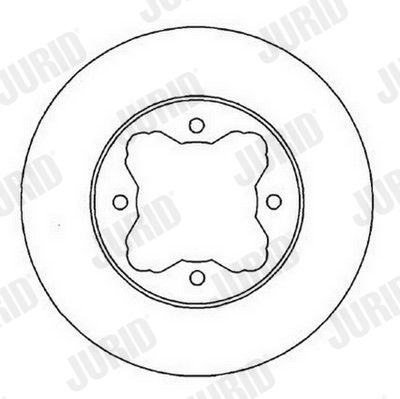 561671J JURID Тормозной диск