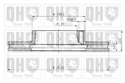 BDC4426 QUINTON HAZELL Тормозной диск