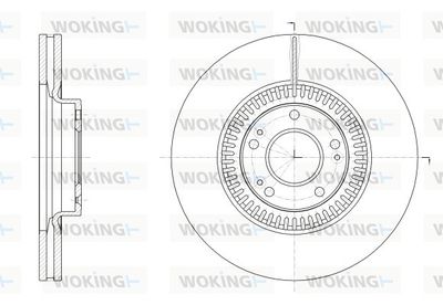 D6252510 WOKING Тормозной диск