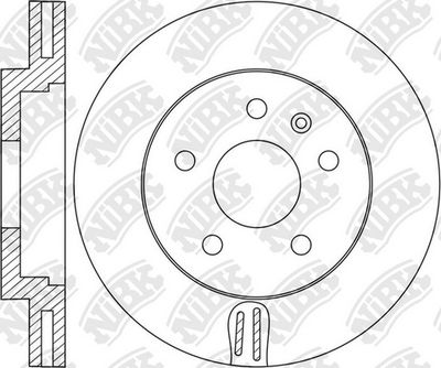 RN1622 NiBK Тормозной диск