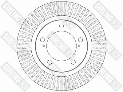 6062395 GIRLING Тормозной диск