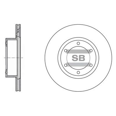 SD4020 Hi-Q Тормозной диск