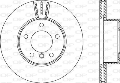 BDA227520 OPEN PARTS Тормозной диск