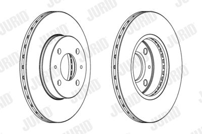 561587J JURID Тормозной диск
