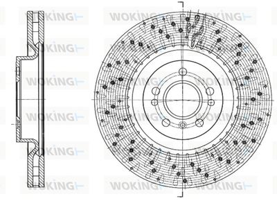 D6175010 WOKING Тормозной диск