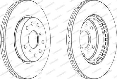 WGR16201 WAGNER Тормозной диск