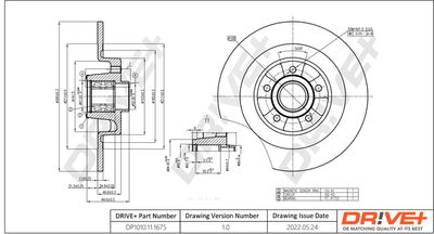 DP1010111675 Dr!ve+ Тормозной диск