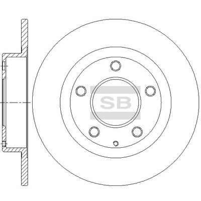 SD5301 Hi-Q Тормозной диск