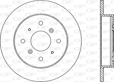 BDR105610 OPEN PARTS Тормозной диск