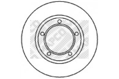 15682 MAPCO Тормозной диск