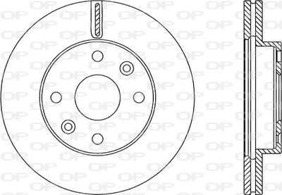 BDA235920 OPEN PARTS Тормозной диск