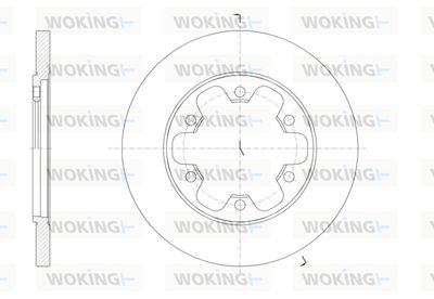 D6156900 WOKING Тормозной диск