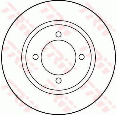 DF1931 TRW Тормозной диск