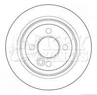 KBD4627 KEY PARTS Тормозной диск