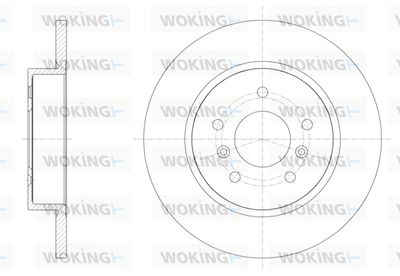 D6158200 WOKING Тормозной диск