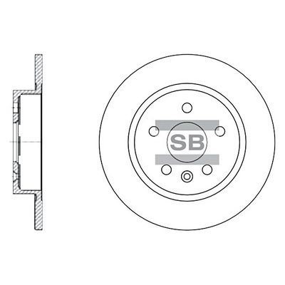 SD3032 Hi-Q Тормозной диск