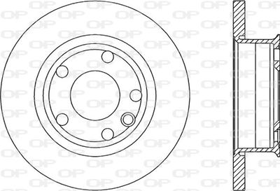 BDR158810 OPEN PARTS Тормозной диск