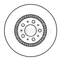 BBD5899S BORG & BECK Тормозной диск