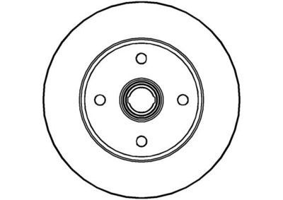 NBD151 NATIONAL Тормозной диск