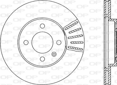 BDR157920 OPEN PARTS Тормозной диск